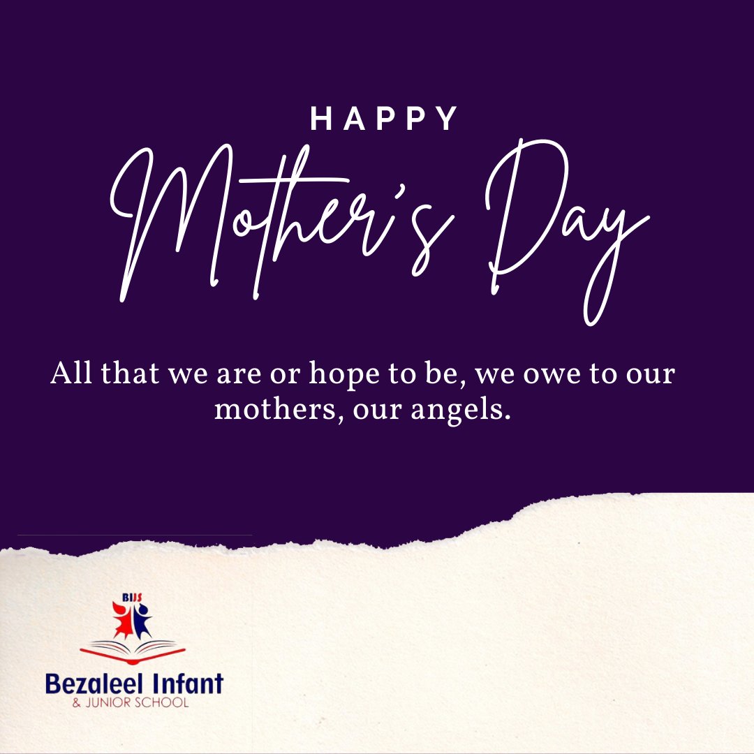 Bezaleelinfant's tweet photo. Mother's Day is an annual reminder of all that you do selflessly for us. From being our first teacher to being the first person we go to when things go wrong, to being our emotional support and source of unconditional love. 

Happy Mother's Day from all us at BezaleelIJS https://t.co/dyxxe5BgiW