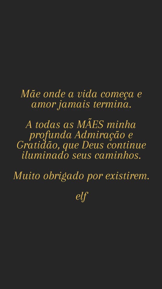 elfsystem's tweet image. Mãe simples assim.