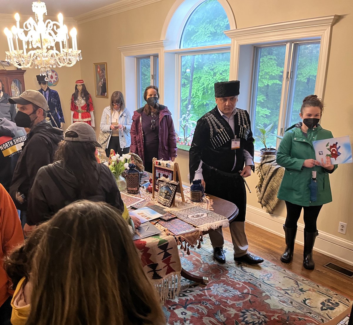 CurtisSChin's tweet photo. While serving as US ambassador to the @ADB_HQ, I had the chance to visit #Azerbaijan. Now: via #PassportDC2022—after two years, #EmbassyDay is back! Scenes from @DCculture’s Around the World Embassy Tour at @azembassyus yesterday 🇦🇿.
@Azerbaijan @AzmissionUN @AzerbaijanMFA https://t.co/RhGSry92Vi