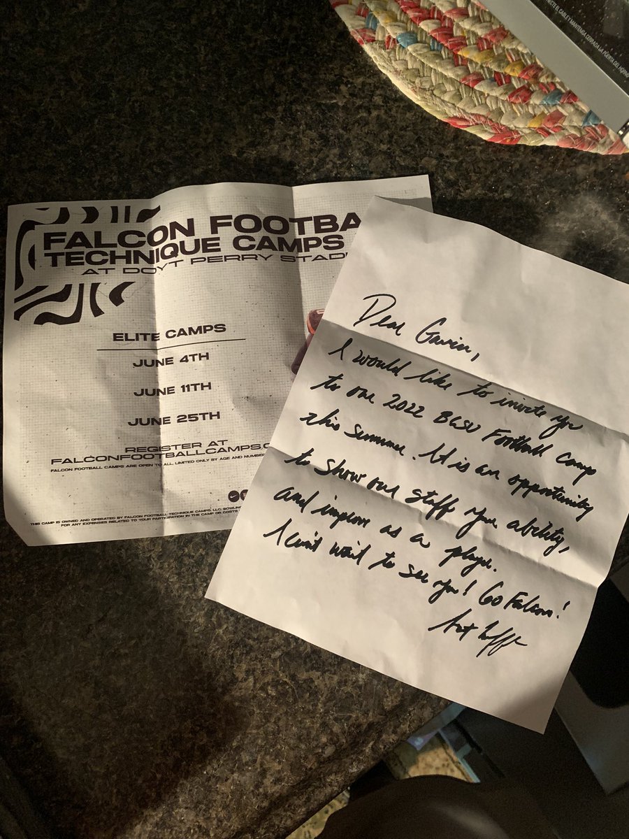 Thank you <a href="/BG_Football/">BGSU Football</a> for the camp invite looking forward to it!