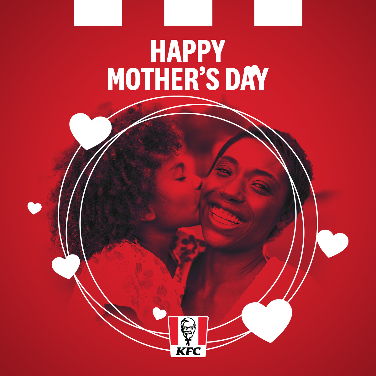 kfcjamaica's tweet photo. Happy Mother’s Day to our KFC family! ❤️ Mom - the person who we can always count on to be there for us. 

 Tell us one word you’d use to describe your mom for a chance to win a Family 9 bucket! https://t.co/hBcHyGR2Hf