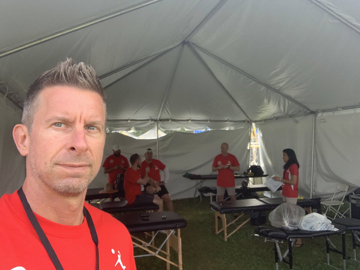 DanBockmannDC's tweet photo. AVP med tent.  The calm before the storm 😊
#avpstrong #avpaustinopen https://t.co/Ia4LzL4gsN