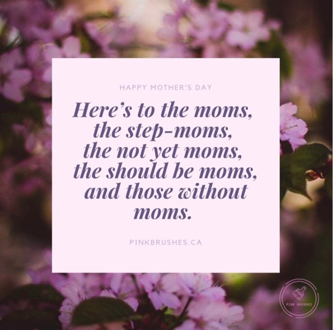 Happy Mother’s Day. Sending love to those without moms, those that should be moms, and those that stepped up to parent regardless of their gender. #mothersday #miscarriage #stepmom #coparent #rainbowbaby