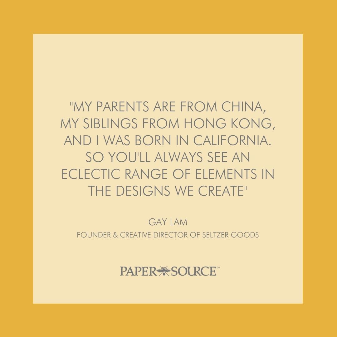 Paper_Source's tweet photo. May is Asian American and Pacific Islander Heritage Month and we’re so happy to have Gay Lam, founder of Seltzer Goods, as our Maker Feature on The Edit! Link in bio

#papersource #aapi #aapimonth #asianamerican #aapiheritagemonth #makerfeature https://t.co/XDtm0Esvfe