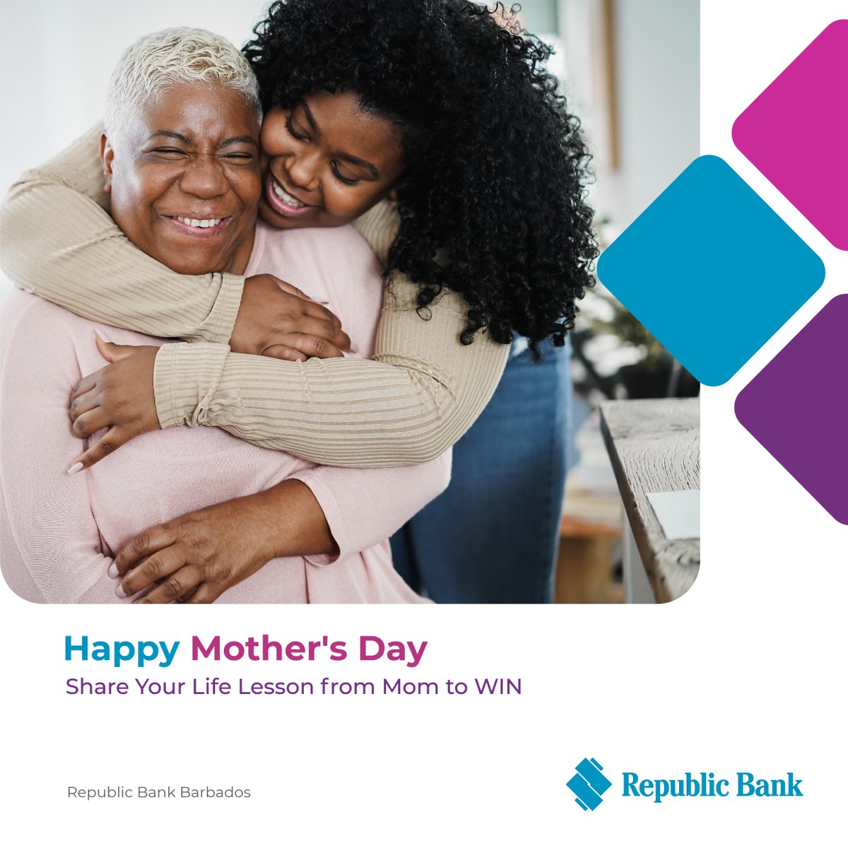 "Life doesn't come with a manual, it comes with a mother."

Share one life lesson your mom has taught you for a chance to win an Amazon Gift Certificate valued at $100USD! One winner will be selected on May 13, 2022.

You must be following this page to  qualify.

#HappyMothersDay