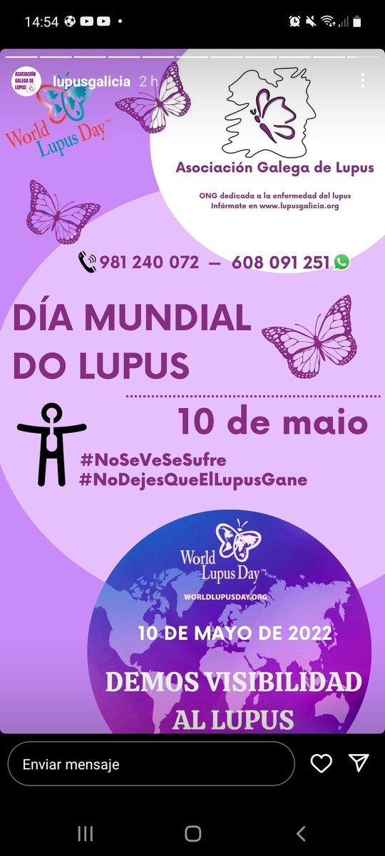 FeroSouto's tweet photo. #CrisPorta8M Quiero darle visibilidad a esta enfermedad que yo sufro desde el 2005 el martes en nuestro día #NoSeVeSeSufre #NoDejesQueElLupusGane ❤ https://t.co/UqtJzlKBNo