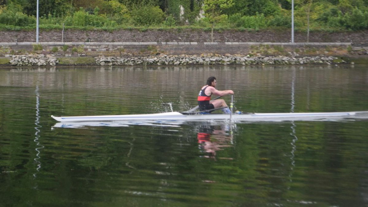 CorkLadder's tweet photo. Congratulations to Ronan Byrne (UCC) who won the Cork Sculling Ladder by 4 lengths from Andrew Sheehan (Lee Rowing Club) @CorkLadder @UCCRowing @LeeRowingClub @ShandonBoatClub https://t.co/DDwF8UXd09