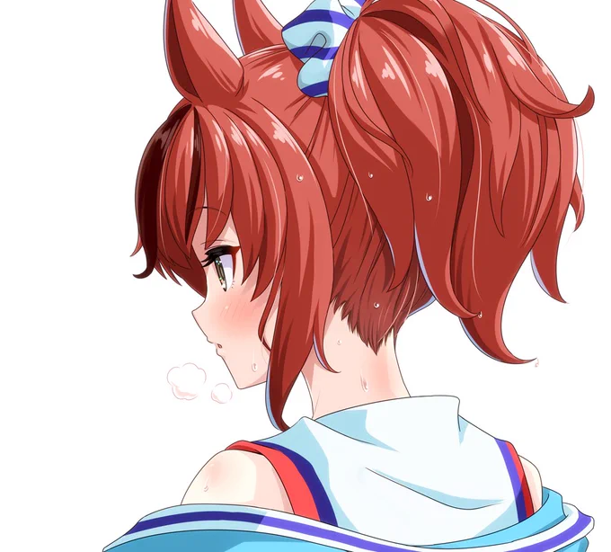 チアネイチャのうなじ……
#ウマ娘
#ナイスネイチャ 