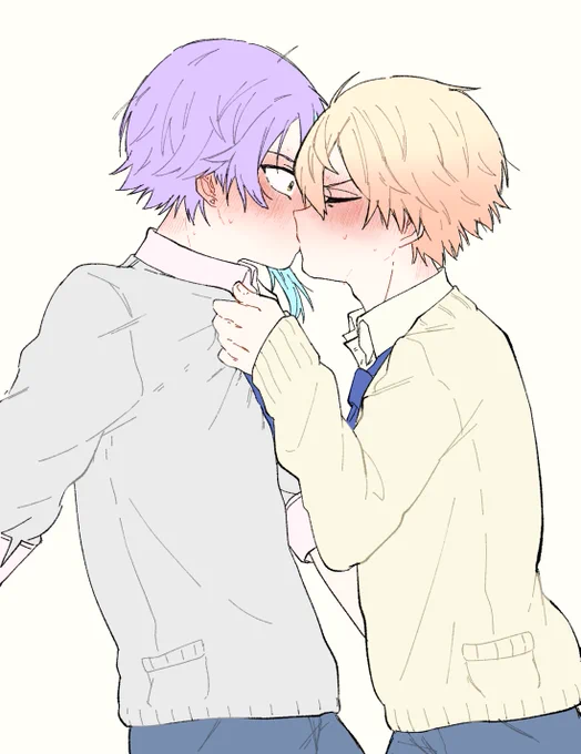 #prsk_BL 類司
奥手な攻めがじれったくて受けがキスしちゃうの好き 