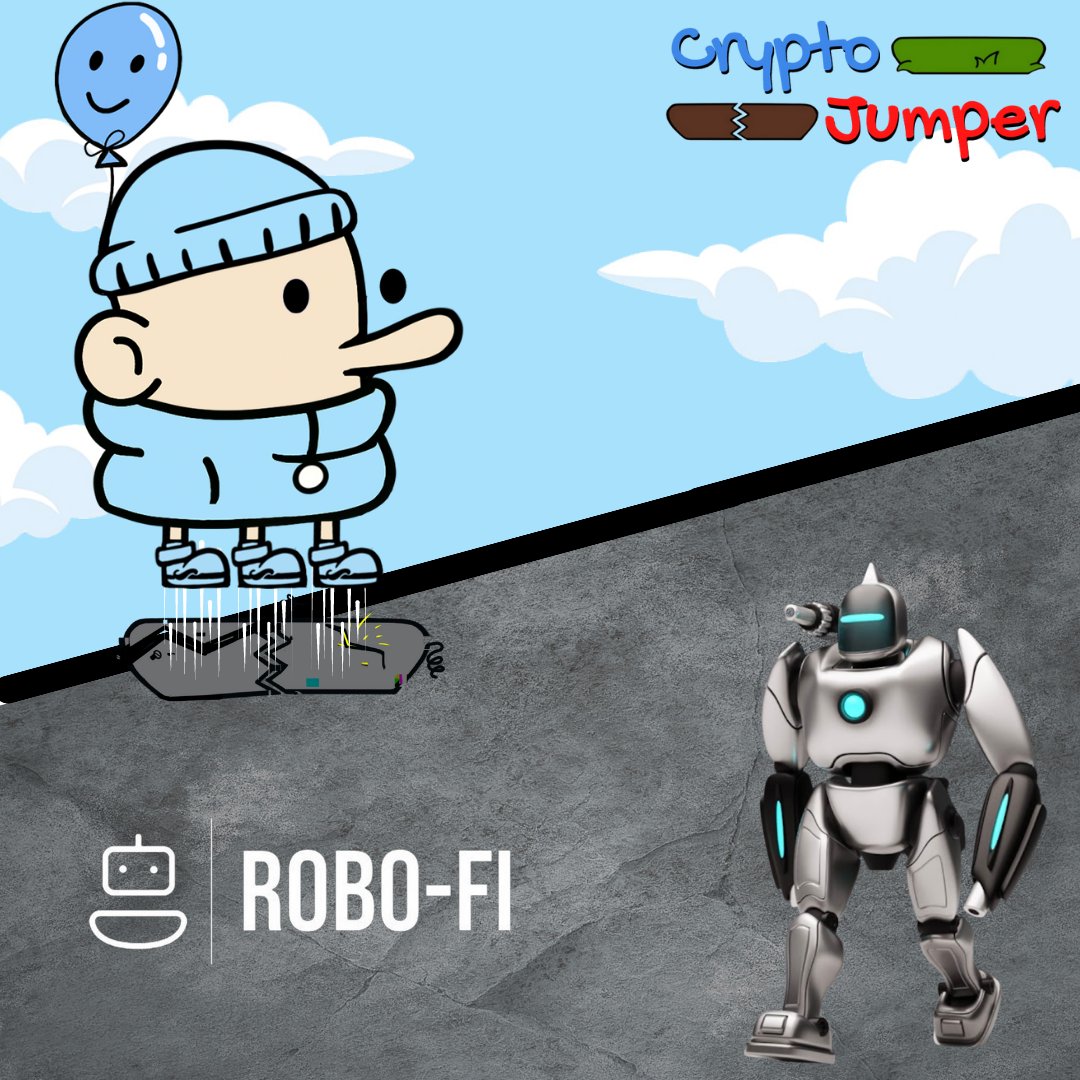 CryptoJumperNFT's tweet photo. 💫 Robo-fi x Crypto Jumper💫 

💙5x Robo-fi WL Spots
💜 5x Crypto Jumper WL Spots

1️⃣Follow @RoboFiClub + @CryptoJumperNFT
2️⃣Like + RT
3️⃣Tag 3 Friends

Winners in 24 hours!🎉 https://t.co/TTzw9dBO21