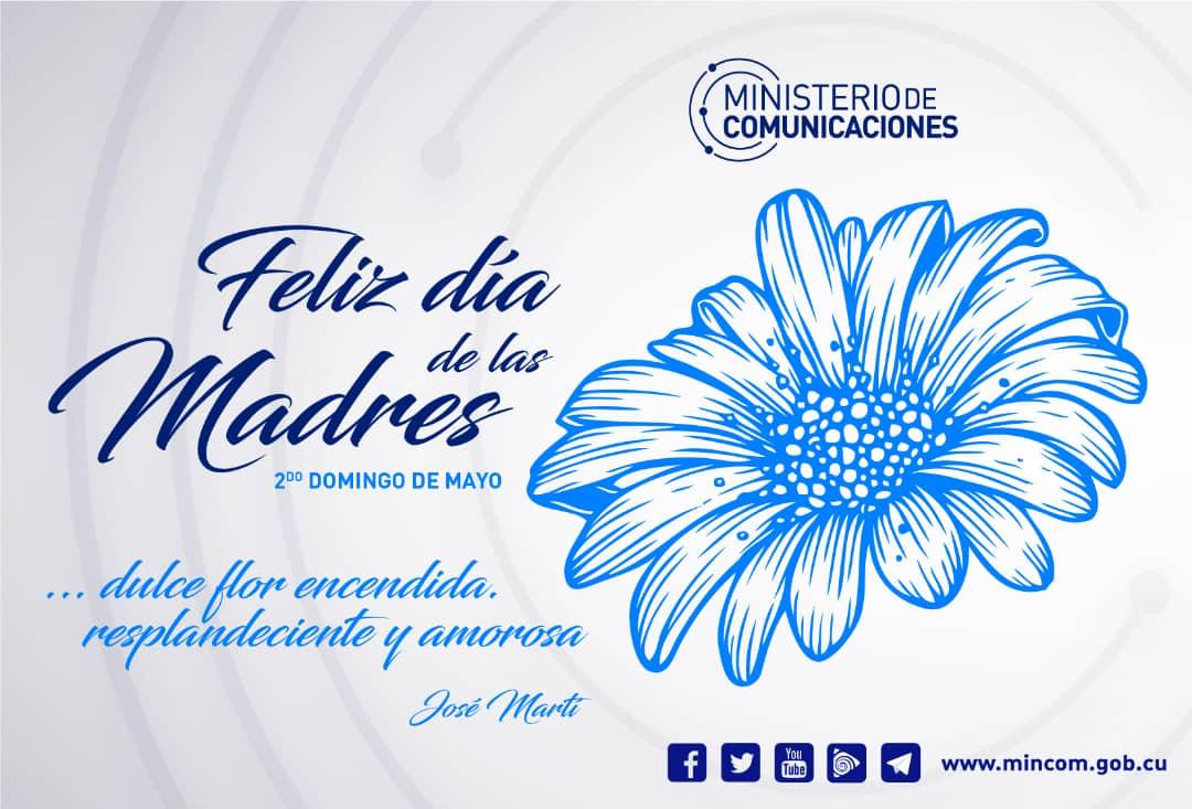 MayraArevich's tweet photo. ¡Felicidades y bello día a las madres de #Cuba, en especial a las que pertenecen al sistema del @MINCOMCuba! Nuestra entrega de amor a la familia y a la Patria es el mejor regalo #DíaDeLasMadres #CubaVive 🇨🇺❤️ https://t.co/LswGnootOT