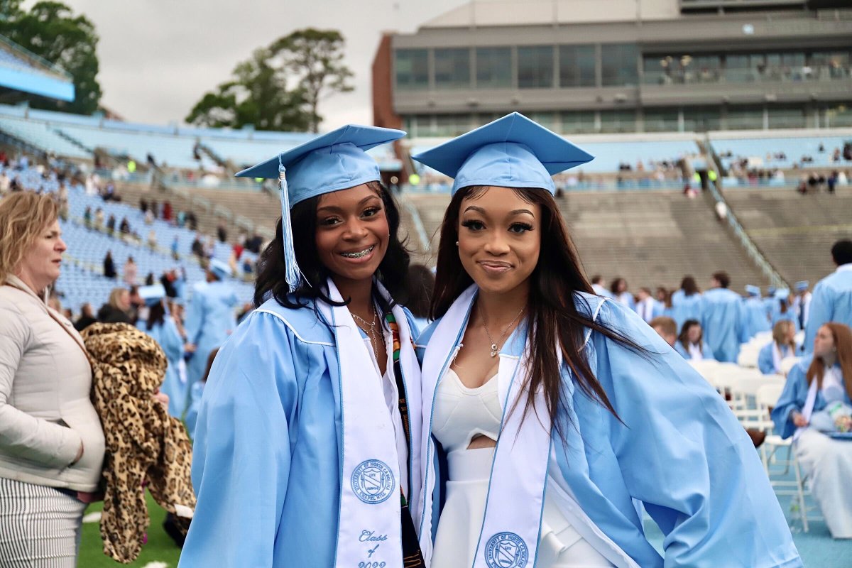 UNC's tweet photo. Always a great day to become a Tar Heel grad #UNC22 https://t.co/wUnQzJs2PW