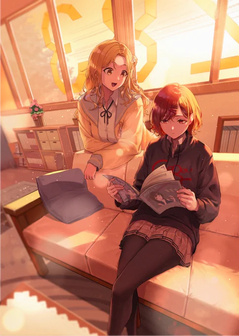 茜色に染まるキミ

#シャニマス 
#樋口円香 
#市川雛菜 