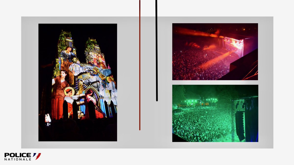 PoliceNat45's tweet photo. [#FêtesJohanniques]
Quelques images des #festivités que les effectifs tous services de @PoliceNat45 sécurisaient hier soir, remise de l'étendard, illuminations de la #cathédrale et #SetElectro d'#Orléans. https://t.co/1ZtIYgNELU