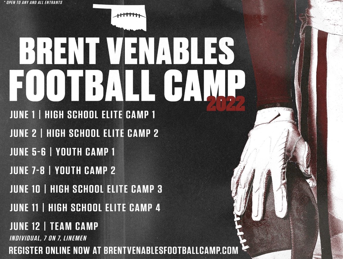 Nation21Greg's tweet image. Come be a part of a great camp
#getcoachedup

brentvenablesfootballcamp.com