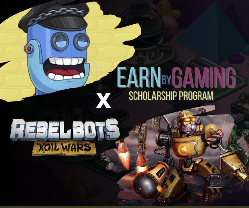 EarnByGaming's tweet photo. Wanted to congratulate the new 5 additions to the EarnByGaming Scholarship Program playing @REBEL_BOTS 🚀 

@rachelekim05
@IVelandria
@1xPlayerOne
@Pepooot
@meelscott_EBG

Give them a warm welcome everyone! ❤️
This was Round Number 2. The next round coming very soon! 🤖🔥 https://t.co/VDuu1WXLkq