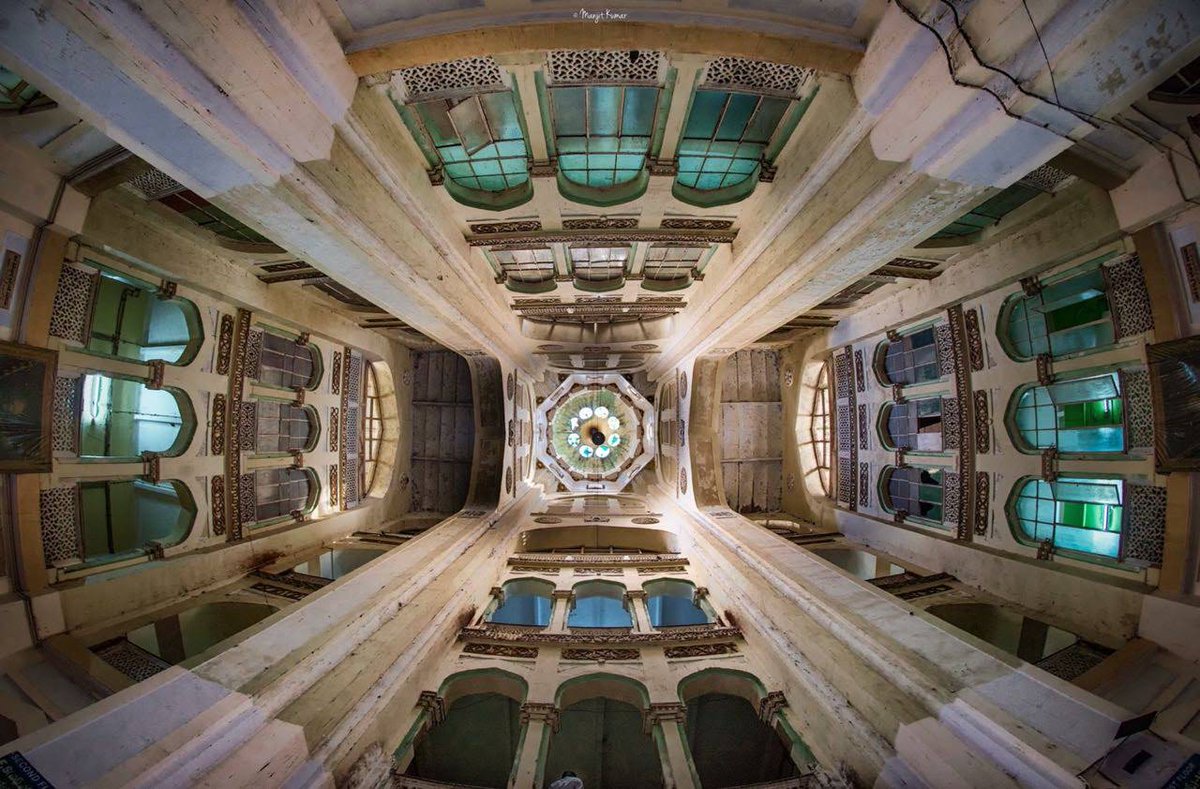 hydheritage_'s tweet photo. Interior image of central tower dome of "Osmania  General Hospital" 
#Hyderbad #India 
#SaveOurheritage 
@HiHyderabad @nuts2406 https://t.co/c41X1NKRkg