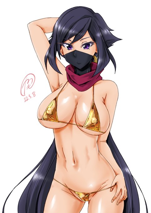 金ビキニンジャ
 #GWなので金ビキニを貼る 