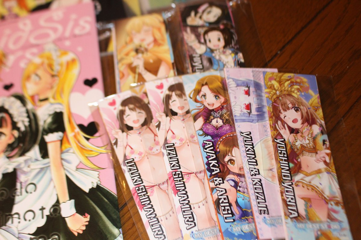 kivatokusari's tweet photo. 遅ればせながらMBF13戦利品
店番してたので結構売り切れてたけど
お使いして下さった渋鳥さんありがとうございました
皆さんお疲れさまでした……！
#MBF13　#MBF　#戦利品　#MBF戦利品 https://t.co/2xikjQ4YRH