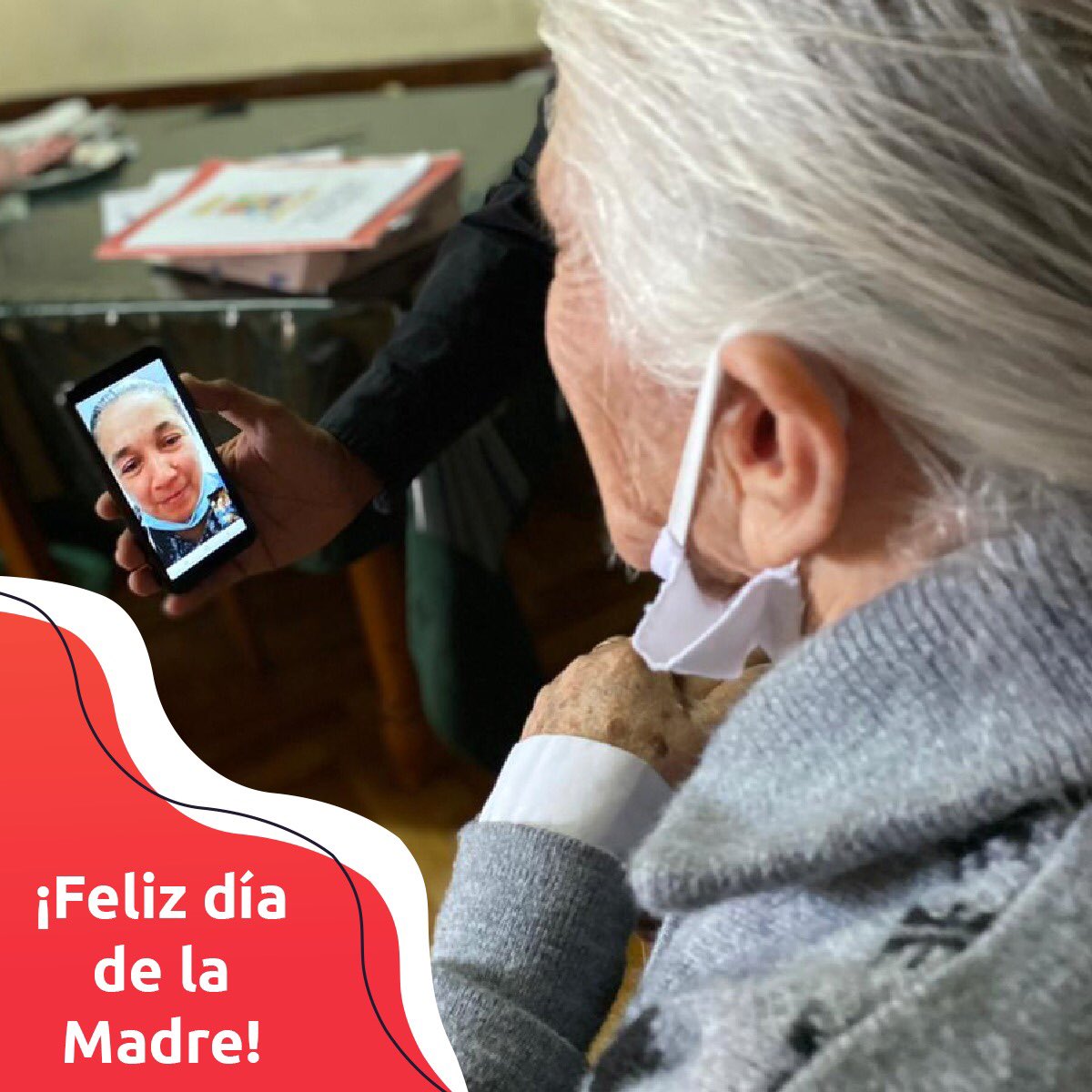 ConectaMayor's tweet photo. ⭐ ⭐ ¡Feliz día de la Madre!⭐⭐
Queremos enviarles un saludo especial a todas aquellas mamás que son parte de nuestro programa. Esperamos que tengan una celebración especial junto a sus seres queridos
#ConectaMayor
#ConectarparaIntegrar
#PersonasMayores https://t.co/zStJhempKJ