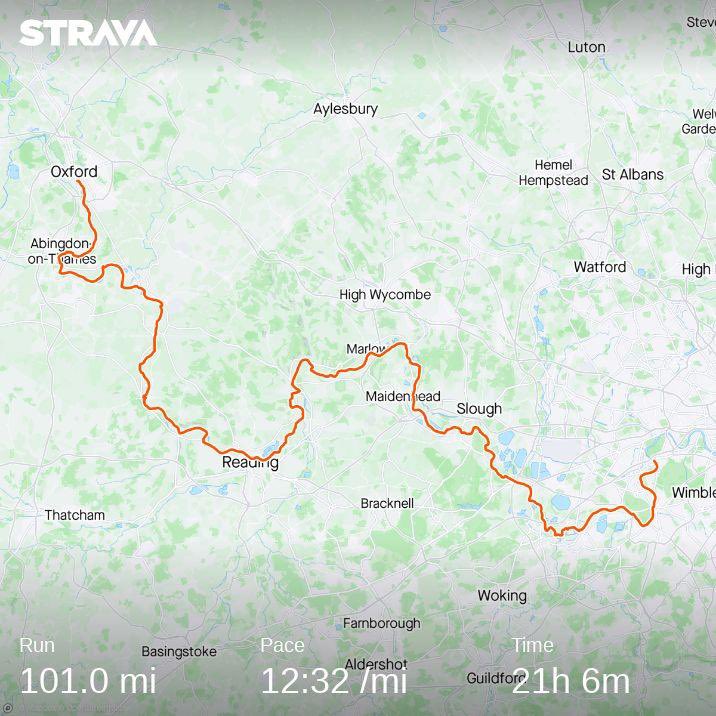 HywelThomas19's tweet photo. Thames Path 100. Knocked 6 hours off my PB ๐. โฆ@RunComPodโฉ https://t.co/7Sv9vXVNdl
