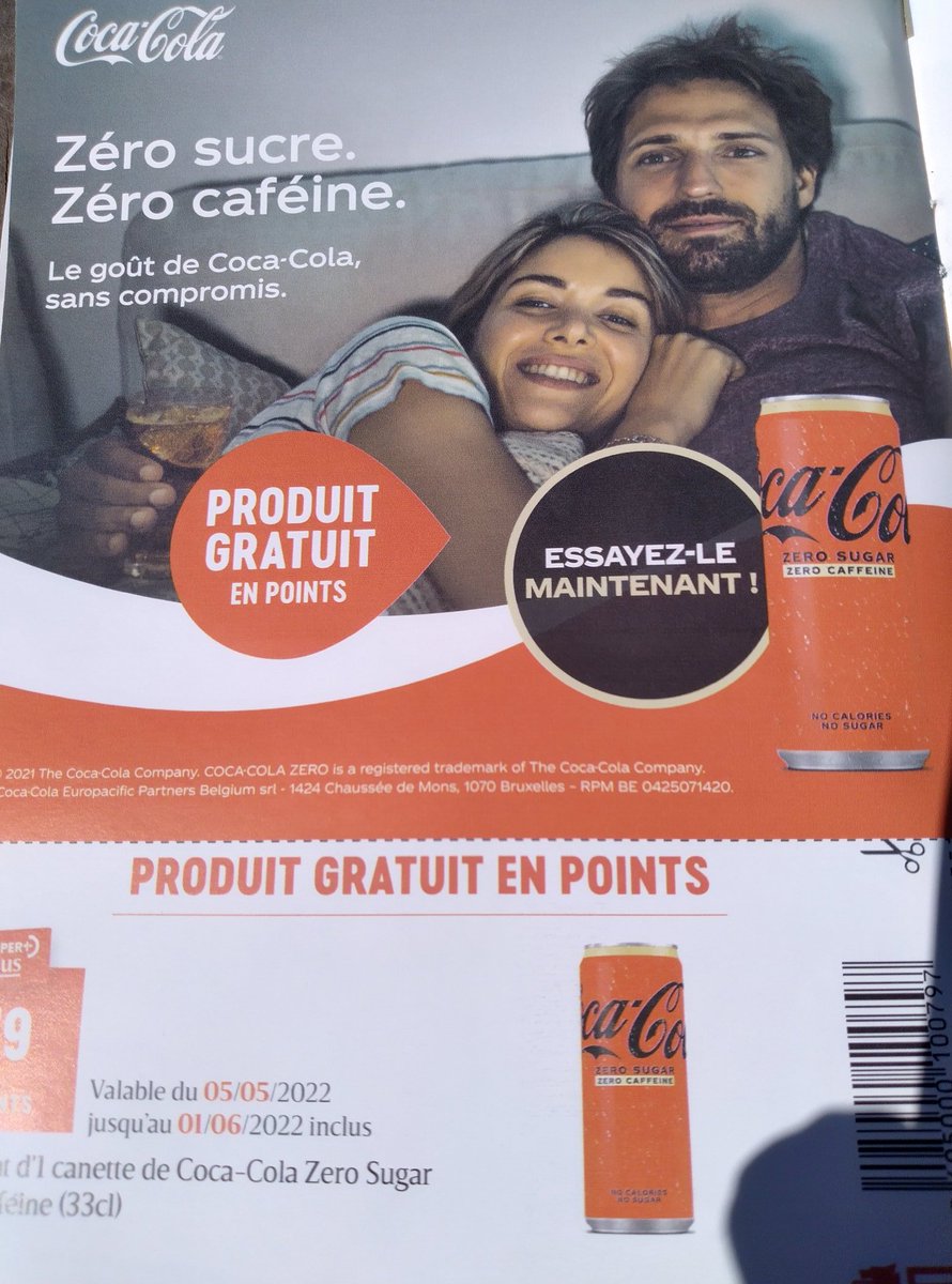 BianchiDaniele8's tweet photo. @NoNutriscore @GoogleExpertUK @zoidoJI @SardoneSilvia @solebarruti @beatrizcalidad @laurascasanova @FMCastaldo @paolodecastro @AndreaBertaglio @susanbrahms @DelhaizeBelgium tell you that #carte #superplus is linked to purchase of 'healthy' products with a "good" #nutriscore just to offer you a can of 'caCa' @CocaColaBE_fr filled with #additives and #edulcorants #commentlireletiquette https://t.co/YzpKWxz8JW