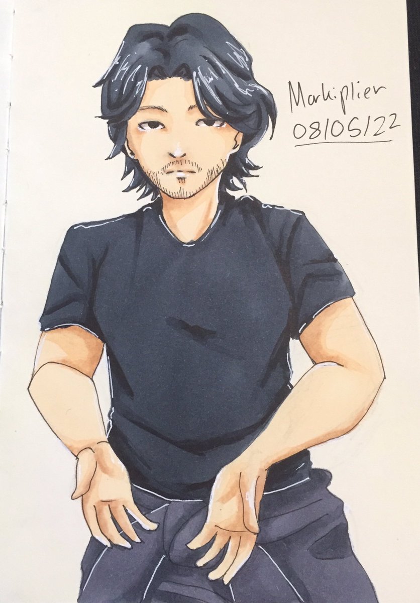 Nobody_Leaa's tweet photo. Be blessed with Markiplier fanart https://t.co/vZs8oRkfae