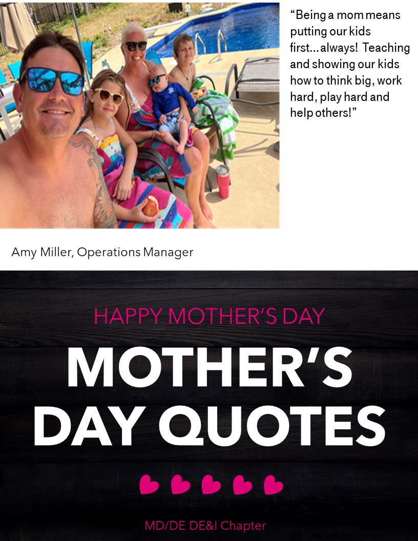 On behalf of the MD/DE DE&amp;I Chapter, Happy Mothers Day to all the Magenta mothers and mother figures. Check out a couple of Magenta moms sharing what being a mother means to them.