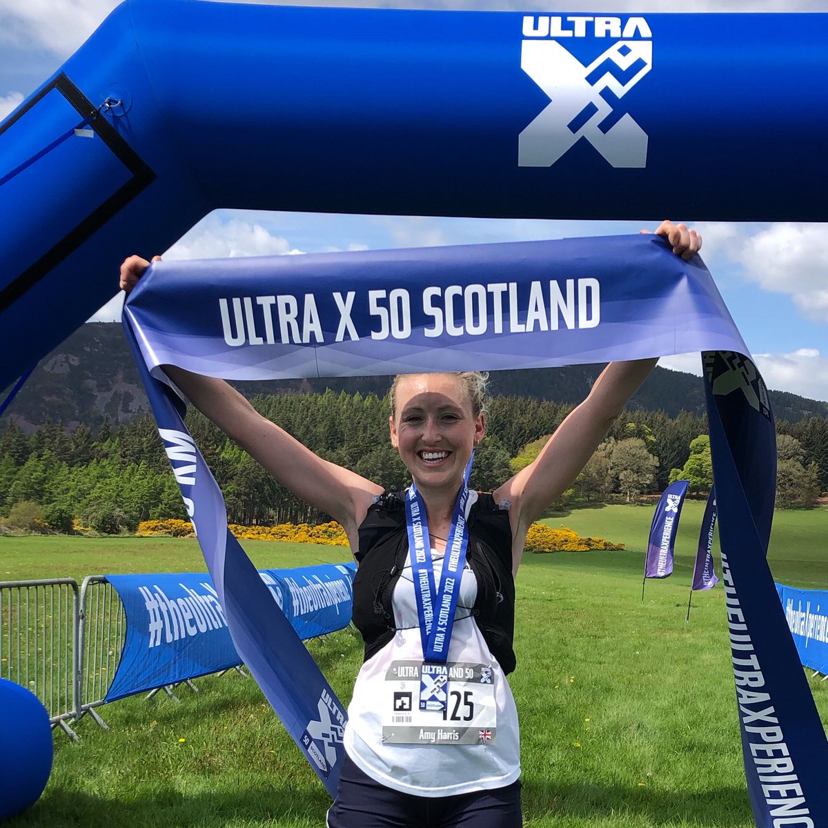 UKSportPhoto's tweet photo. Finish line feels #theultraXperience #Scotland50 #freephotos #ultrarunning #pic2go https://t.co/ijk8mj1E5J