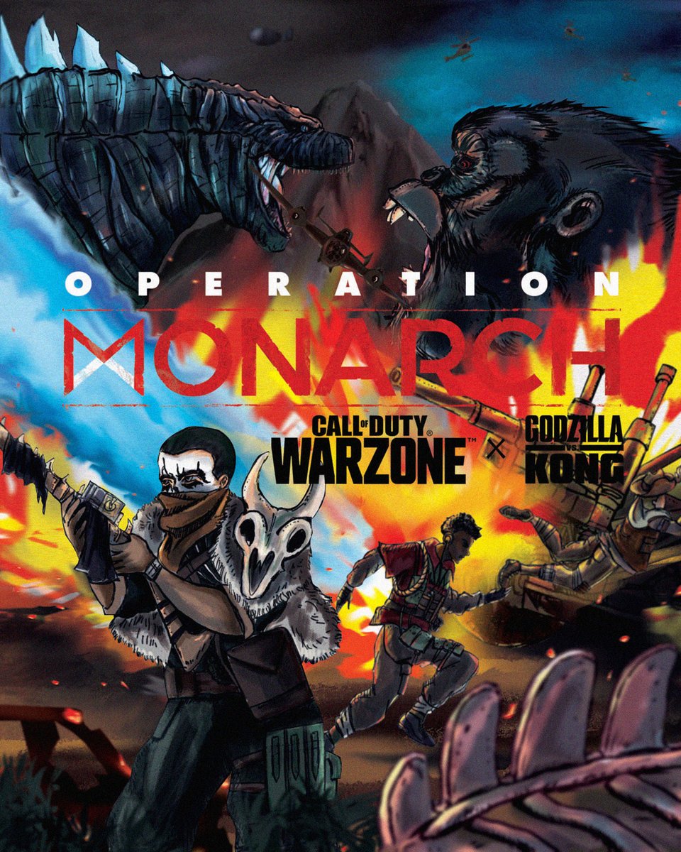 kronusart24's tweet photo. REVISION
@callofduty @talenthouse
#CallofDuty #OperationMonarch #Warzone #Monsterverse #GodzillavsKong #OperationMonarchFanArt #kronusart24 https://t.co/CVnAjP8GGv