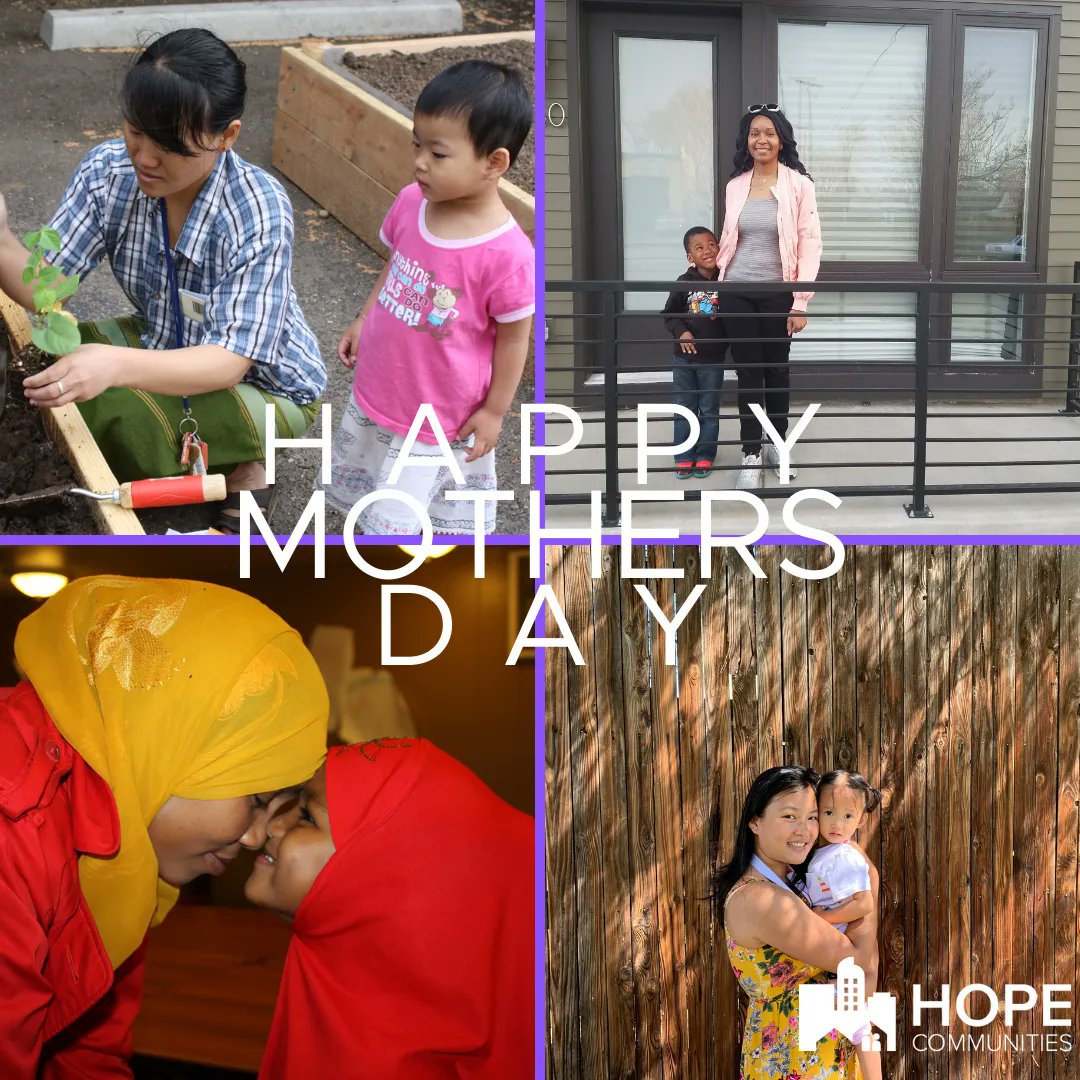HopeCommunities's tweet photo. To all the amazing moms out there, Happy Mother's Day!
#HopeCommunities #HomeOpportunityCommunity #DenverCO https://t.co/MrKhwzpbIQ