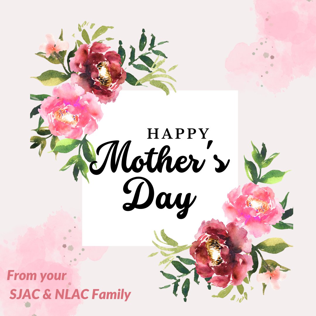 Happy Mother's Day to all the amazing mom's out there!!! Enjoy your day!!!

-Love,  your SJAC &amp; NLAC Family!!! 💗