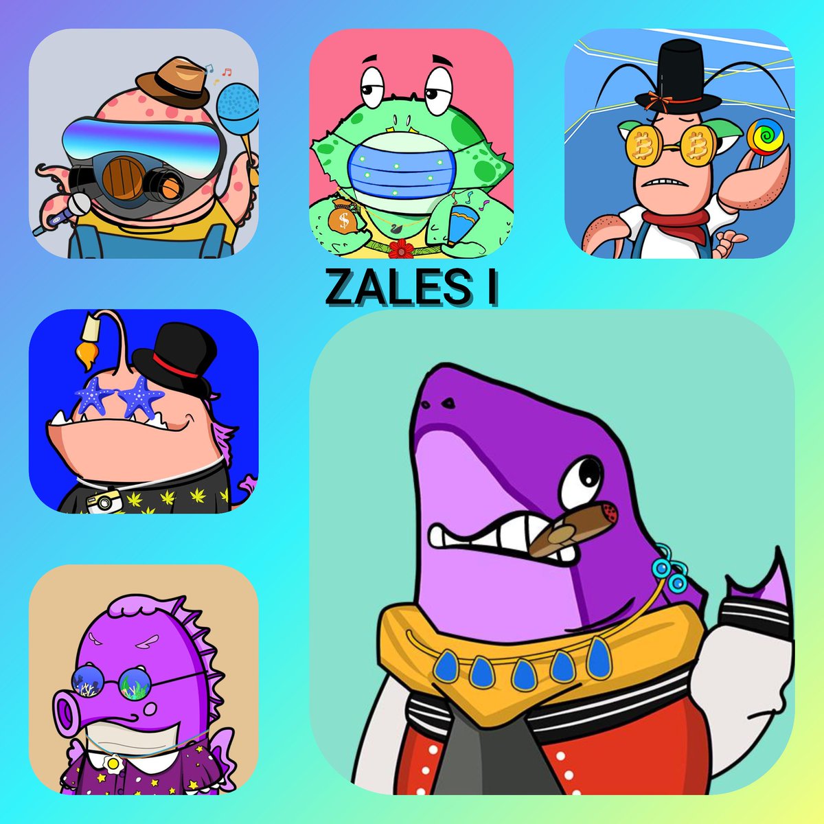 ZalesNFT's tweet photo. PUBLIC SALE TODAY @1PM
-1200 supply
-100 MATIC ea.

We started crafting into Zales II early. It is live at https://t.co/8LvaIo2tAB

🔥Burn ANY 3 Zales I to craft into waves 1-6 now

💰Sale is for waves 7-9

🐟Waves 10-13 crafting soon.

#NFTCommunity
#NFTdrops #PlayToEarn #NFT https://t.co/5G0SAFAUJk