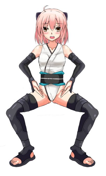 興が乗ったので正面向きハイグレもお願い沖田さん!_(:3」z)_ 