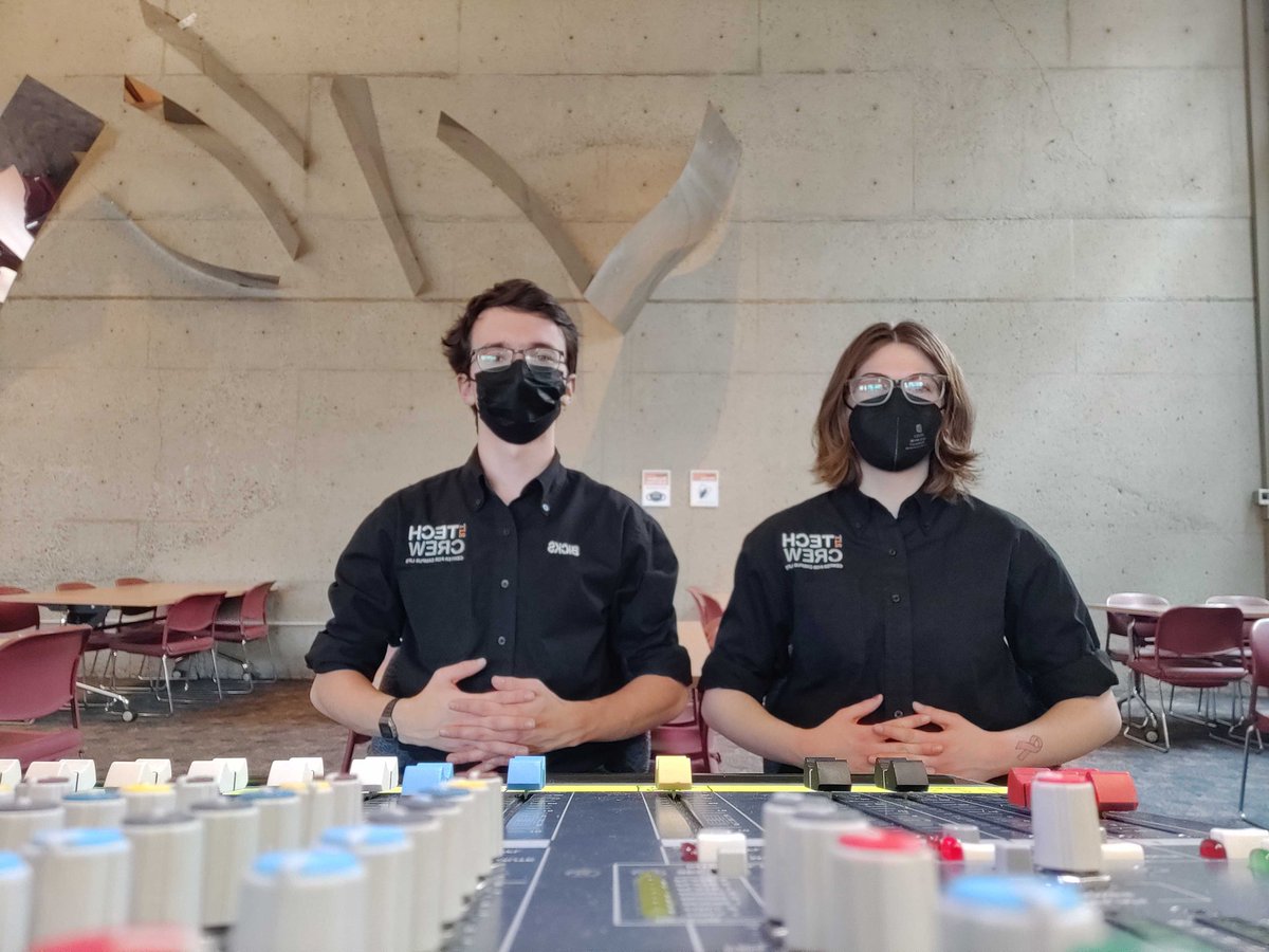 RITTechCrew's tweet image. Some of the crew&apos;s behind Commencement this year! #RITGrad #TC4L