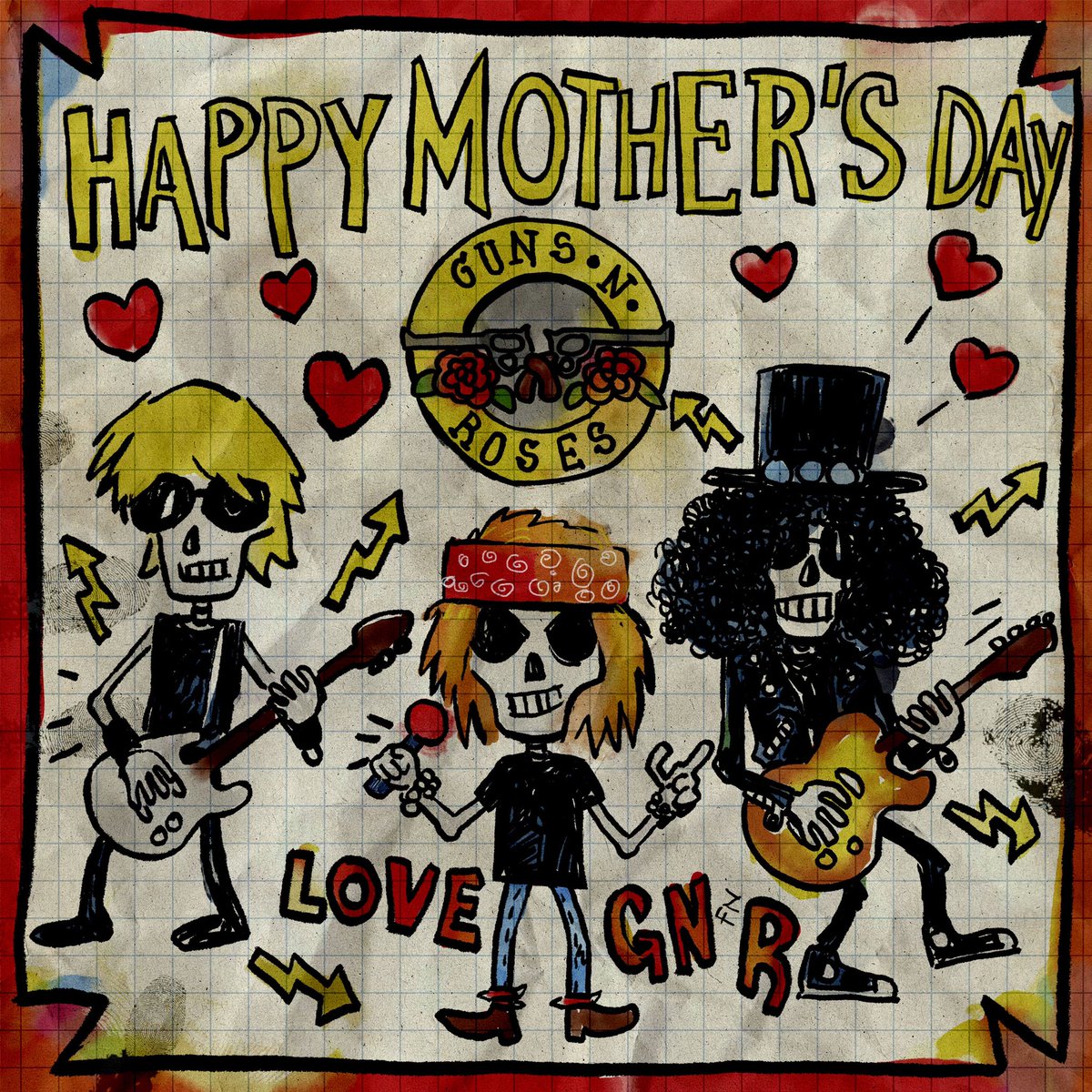 gunsnroses's tweet photo. Happy Mother’s Day! https://t.co/tpfTfN7qF5