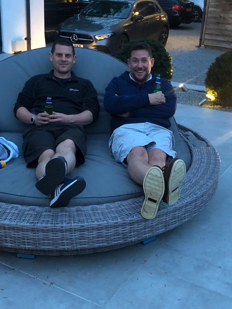 AdamDandy's tweet photo. 38 years ago we sat down at the same table together on our 1st day in the old @GS_Primary best mates ever since. @pssmithers #guildensutton #chesterbornandbred https://t.co/7DbmiOklPR