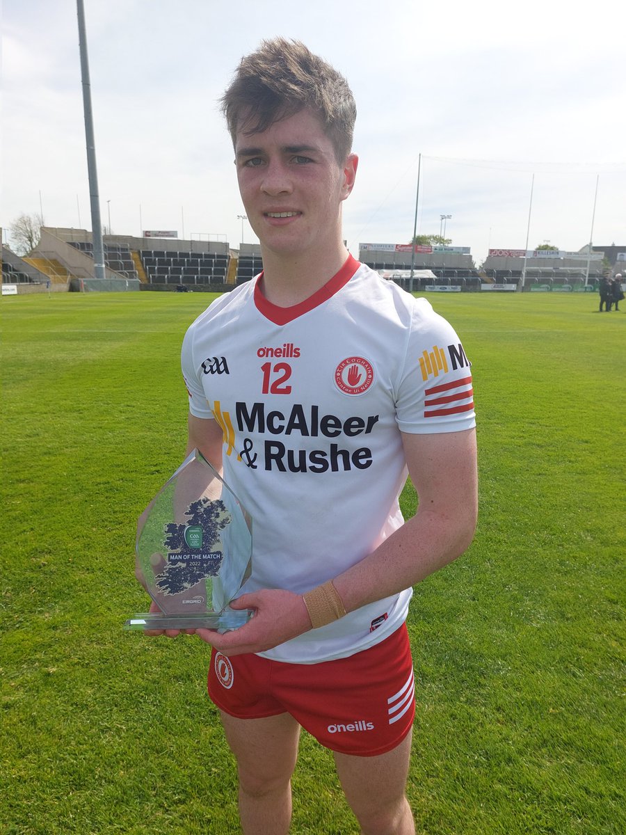 TyroneGAALive's tweet photo. The U.20 man of the Match Ruairi Canavan https://t.co/jnEWBWiXGi