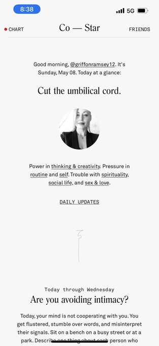Pretty dark for Mother&rsquo;s Day @costarastrology https://t.co/jhKB06idjL<a class="tags" target="_blank" title="On Twitter" href="/?out=eyJ0eXAiOiJKV1QiLCJhbGciOiJIUzUxMiJ9.eyJpYXQiOjE3MjA5NzcxNjIsImlzcyI6InR3cG9ybnN0YXJzLmNvbSIsIm5iZiI6MTcyMDk3NzE2MiwiZXhwIjoxNzUyNTEzMTYyLCJyZWRpcmVjdF91cmwiOiJodHRwczovL3R3aXR0ZXIuY29tL2Nvc3RhcmFzdHJvbG9neSJ9.OmCBBi4mbIMz7GnA9owpw0Fzu338s9d31PmlPqx4DnJlHba80MsYBUPWuqZ6tu_PsgfkhuZ7000ul6LfiPoN5Q">@costarastrology</a><a href="/tag/austintx"class="tags"><span>#austintx</span></a><a href="/tag/texastwostep"class="tags"><span>#texastwostep</span></a>