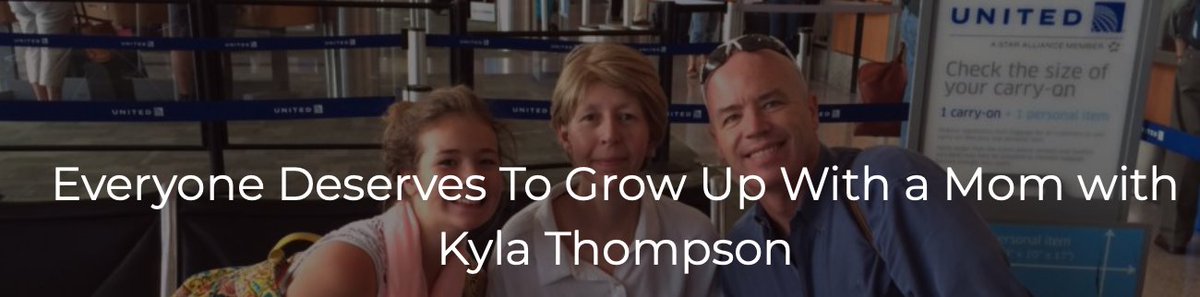 garyleethompson's tweet photo. As I pause my "virtual tour" of @BCRFcure funded researchers for Mother's Day, I share this #RealPink podcast of my daughter @KylaGThompson with
@SusanGKomen "Everyone Deserves to Grow Up with a Mom." Maureen is why we do what we do. #bcsm https://t.co/EEVnTa2Yn6 https://t.co/M5XzX4ndH3