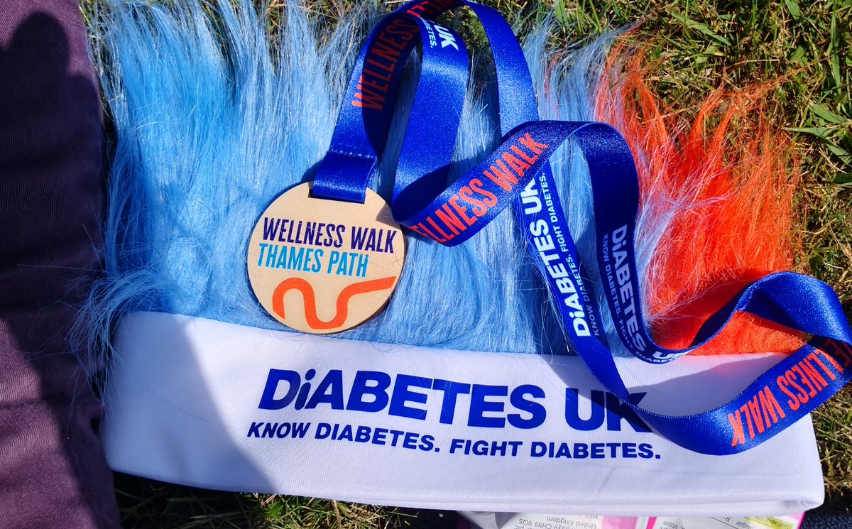 therealMM69's tweet photo. Just completed a 10 mile #ThamesPathWellnessWalk in aid of @DiabetesUK 
Thank you for an impeccable organisation of the event!
My sponsorship link
https://t.co/1ORRAp62AQ https://t.co/DQSWumxh43