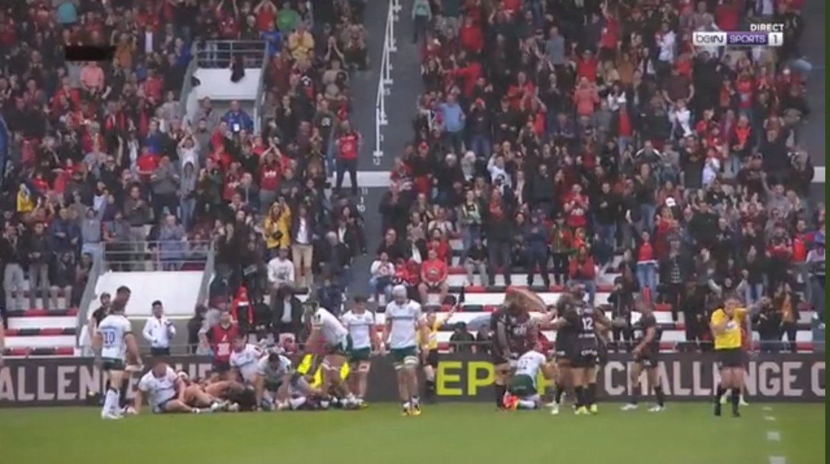 aNavarranne's tweet photo. 🏉 Sous des trombes d'eau et jusqu'au bout incertaine, la victoire est au bout de ce gros match au Stade Mayol ! 
🔴⚫️#Toulon s'impose d'un petit point face aux anglais de London Irish.
🔥 Prochaine étape : demi-finale !
#RCTLIR https://t.co/FUM6QcZggE