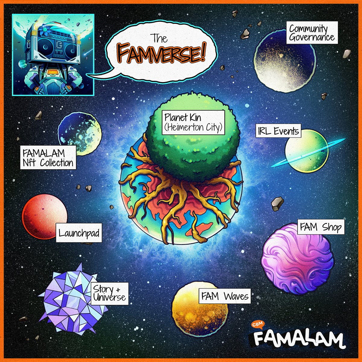 You want to see the roadmap for @CBMFAMALAM ? "Roads? Where we are going, we don't need roads!" discord.gg/FAM #NFT #NFTS #ETH #Ethereum #Crypto #TheMoon 🚀🚀🚀