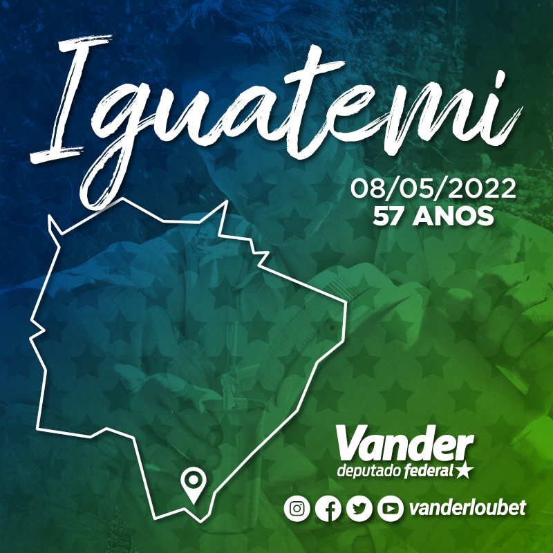 vanderloubet's tweet photo. PARABÉNS IGUATEMI! 🎂 #AscomVander O município da Região do Cone Sul, conhecido como "Capital da Erva Mate", comemora hoje (8 de maio) 57 anos de instalação oficial. #VanderLoubet #FazMaisPorVocê #Iguatemi #ErvaMate #MatoGrossoDoSul https://t.co/QPaxcqY7bw