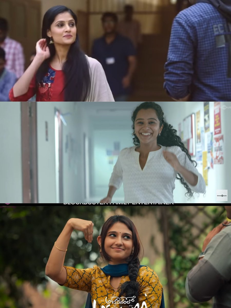 Pic 1 lo unde heroines kosam mve chudatam start chesa
But at the end of the film Fell in love with the pic 2 heroines
#KrishnaAndHisLeela
#Hridayam
#AshokaVanamLoArjunaKalyanam