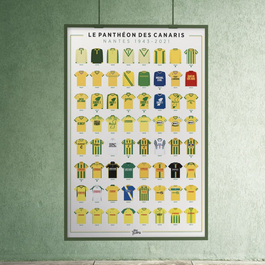 Cocoricool's tweet photo. Le souvenir de cette Coupe de France 🇫🇷 remportée par le #FCN ? « Le Panthéon des Canaris » réalisé par @EdLeFreestylo, véritable supporter 🔰
Dispo au 25 rue des Carmes à #Nantes ou en ligne 👉 https://t.co/92DqvJKlNu
#coupedefrance #fcnantes #FCNOGCN #madeinfrance #cocoricool https://t.co/sFutHnHnmA