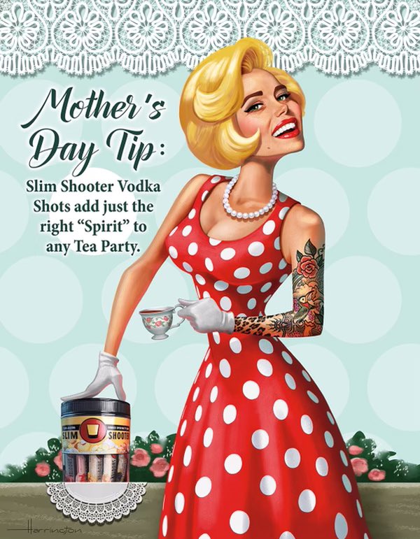 Happy Mother’s Day to all the amazing mamas! Cheers! 💗💐 #mothersday #slimchillers