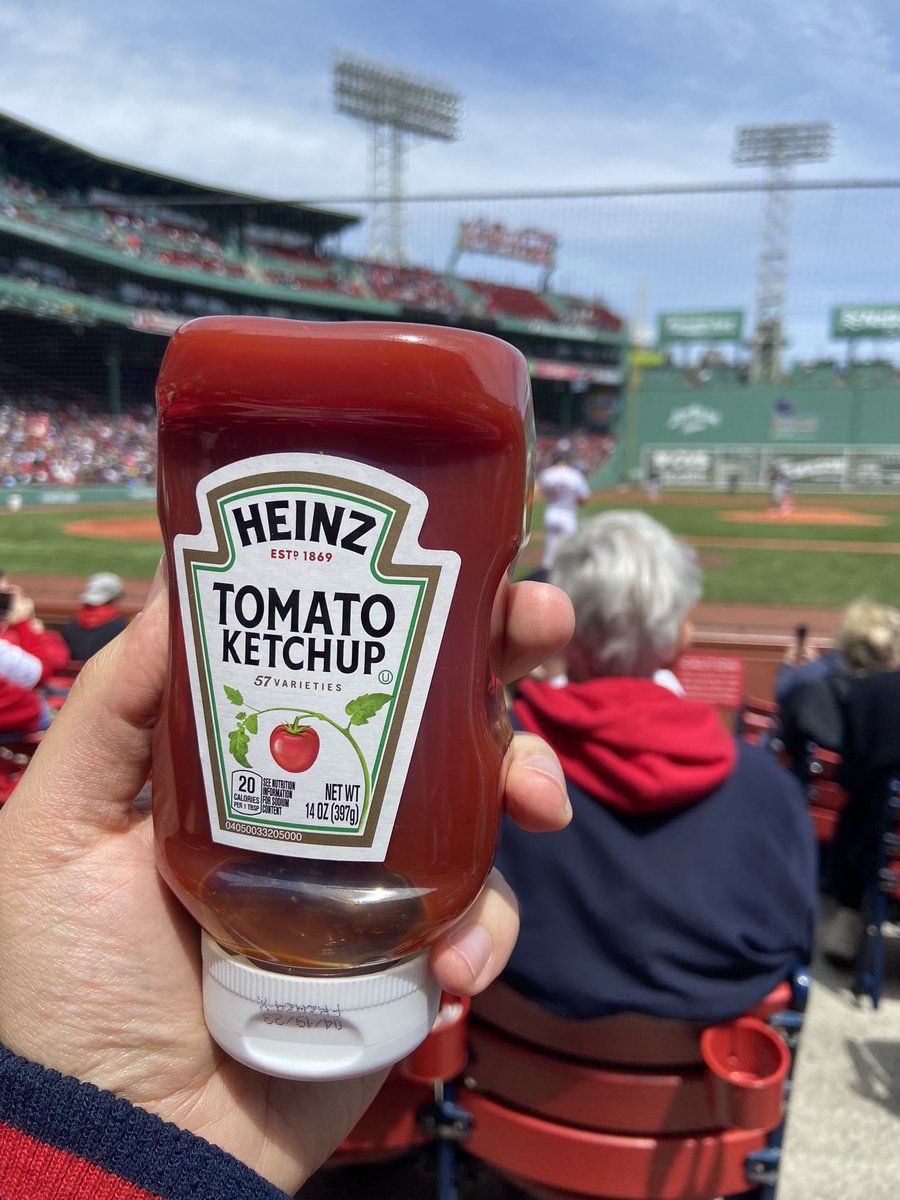 MarcDiBenz's tweet photo. Heinz Ketchup lovers of Fenway, I stand with you #MothersDay https://t.co/qNWbMD9dTz