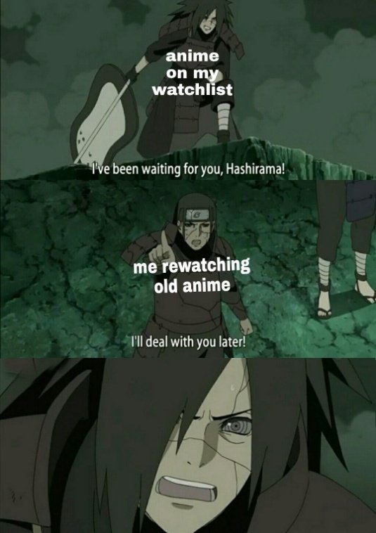 raplineshero's tweet photo. anime watchers in a nutshell https://t.co/ml4QSU8yFZ