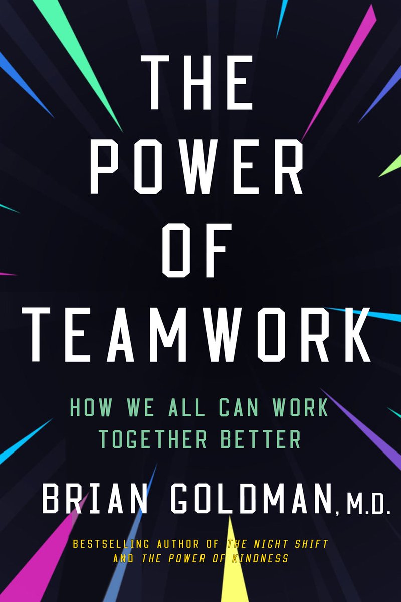 HarperCollinsCa's tweet photo. Debuting on the bestseller list 🎉, @NightShiftMD’s book, #ThePowerofTeamwork, shows how a team approach to medicine can be applied outside of the hospital: by shifting the culture from “me” to “we”. https://t.co/JurXpT3QbF